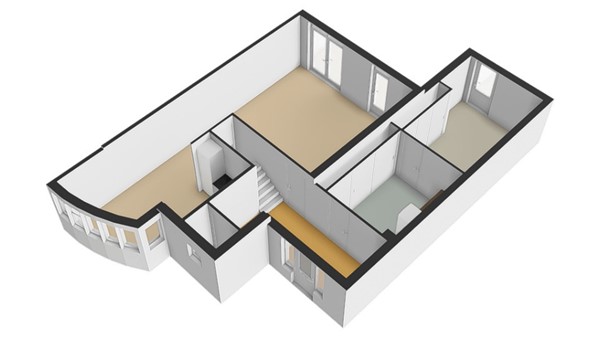 Floorplan - Vlinderslag 54, 4286 GK Almkerk