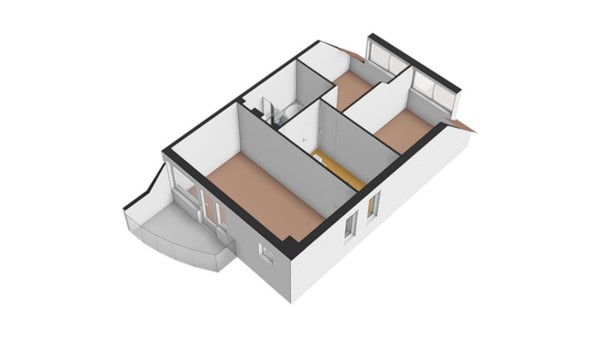 Floorplan - Vlinderslag 54, 4286 GK Almkerk