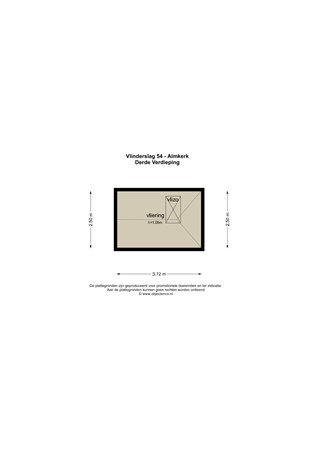 Floorplan - Vlinderslag 54, 4286 GK Almkerk