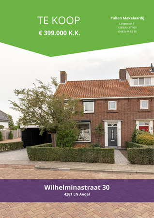 Brochure preview - Wilhelminastraat 30, 4281 LN ANDEL (1)