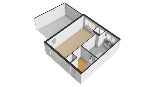 Floorplan - Wilhelminastraat 30, 4281 LN Andel