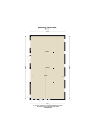Floorplan - Hillsestraat 2, 4269 VG Babyloniënbroek