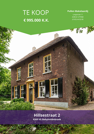 Brochure preview - Hillsestraat 2, 4269 VG BABYLONIËNBROEK (1)