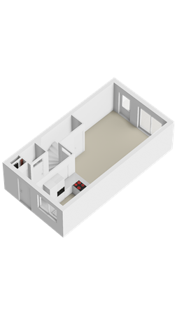 Floorplan - Kroonsappel 8, 4281 JJ Andel