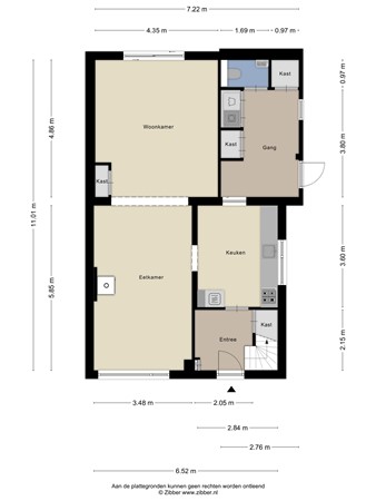 Floorplan - Gezetstraat 12, 4281 KR Andel