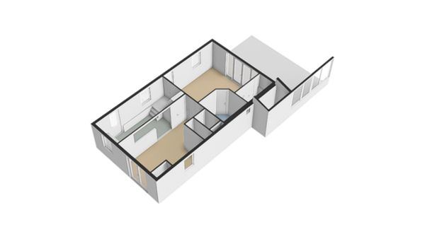 Floorplan - Reygerboslaan 32, 4283 HB Giessen