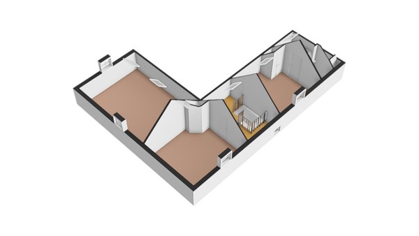 Floorplan - Landpoortstraat 25, 4285 AR Woudrichem