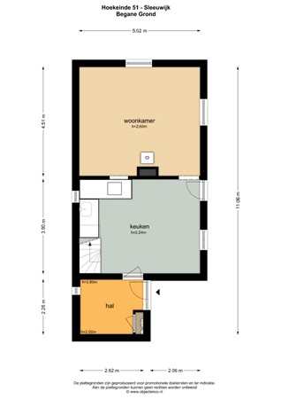 Floorplan - Hoekeinde 51, 4254 LP Sleeuwijk