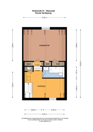 Floorplan - Hoekeinde 51, 4254 LP Sleeuwijk