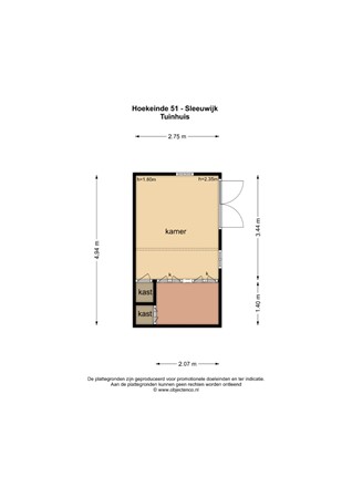 Floorplan - Hoekeinde 51, 4254 LP Sleeuwijk