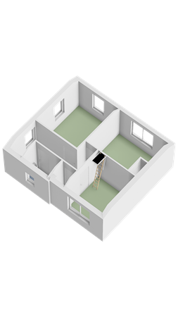 Floorplan - Langstraat 1, 4288 JK Uitwijk