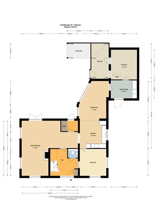 Floorplan - Parallelweg 16, 4283 GS Giessen