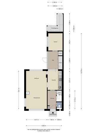 Floorplan - Vijfmorgen 4, 4254 CJ Sleeuwijk
