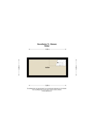 Floorplan - Heuvelkamp 13, 4283 HZ Giessen