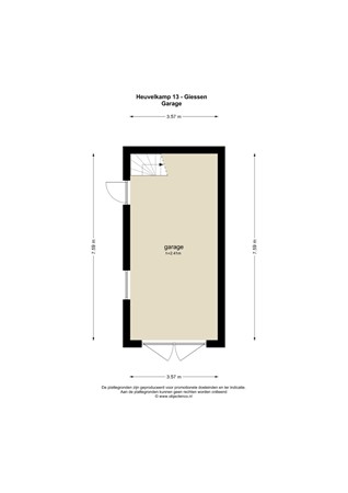 Floorplan - Heuvelkamp 13, 4283 HZ Giessen