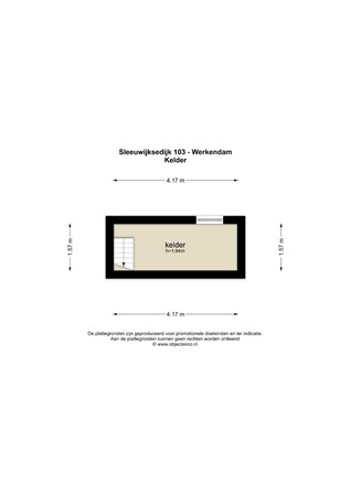 Floorplan - Sleeuwijksedijk 103, 4251 XE Werkendam
