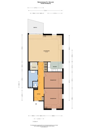 Floorplan - Rijksstraatweg 37D, 4254 XB Sleeuwijk