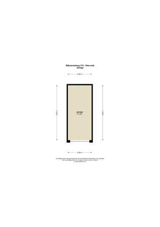 Floorplan - Rijksstraatweg 37D, 4254 XB Sleeuwijk