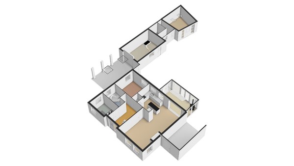 Floorplan - Ds. Talmalaan 7, 4281 KP Andel