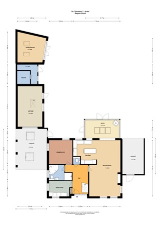 Floorplan - Ds. Talmalaan 7, 4281 KP Andel