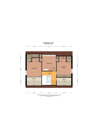 Floorplan - Ds. Talmalaan 7, 4281 KP Andel