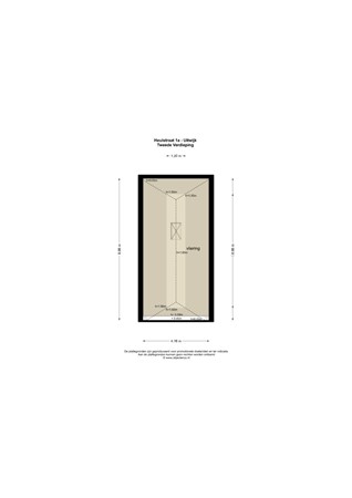 Floorplan - Heulstraat 1A, 4288 JS Uitwijk