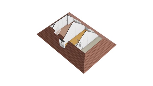 Floorplan - Nachtegaal 26, 4284 XD Rijswijk (Nb)