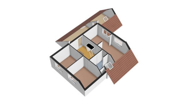 Floorplan - Wilgenhof 34, 4283 JB Giessen