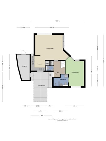 Floorplan - Antonialaan 5, 4286 CZ Almkerk