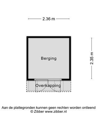 Floorplan - Antonialaan 5, 4286 CZ Almkerk