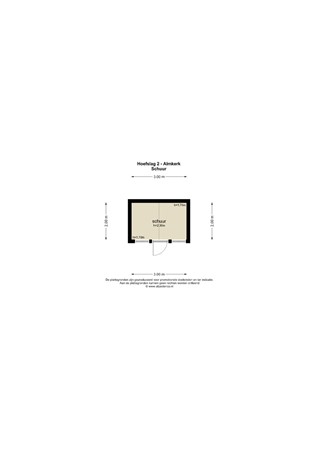 Floorplan - Hoefslag 2, 4286 GD Almkerk