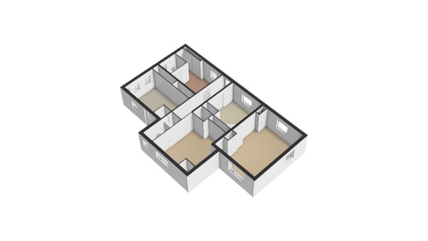 Floorplan - Binnen 6, 4271 BW Dussen