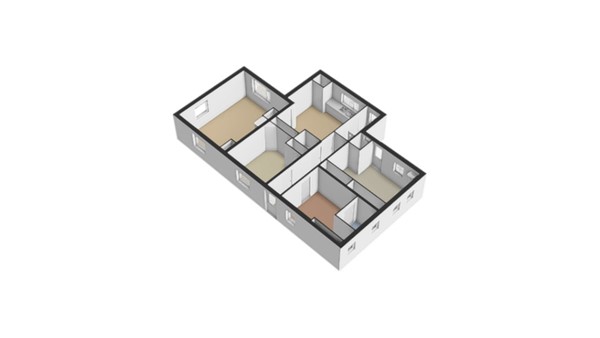 Floorplan - Binnen 6, 4271 BW Dussen