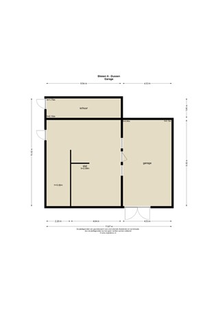 Floorplan - Binnen 6, 4271 BW Dussen