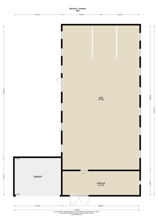 Floorplan - Binnen 6, 4271 BW Dussen