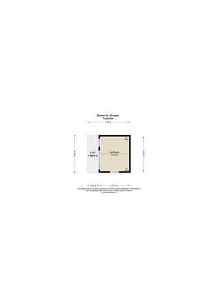 Floorplan - Binnen 6, 4271 BW Dussen