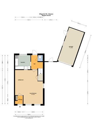 Floorplan - Wilgenhof 29, 4283 JA Giessen