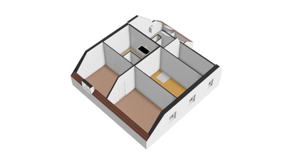Floorplan - Mr S. Naaijenstraat 28, 4281 NL Andel