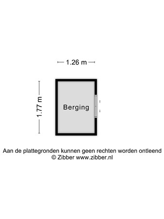 Floorplan - Albert Ruylweg 4, 4254 EX Sleeuwijk