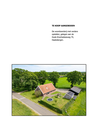 Brochure preview - verkoopbrochure Oude Enschedeseweg 74 Haaksbergen.pdf