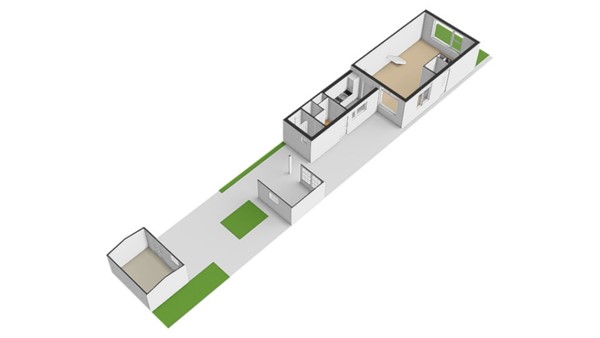 Floorplan - Prins Bernhardlaan 124, 7622 BL Borne