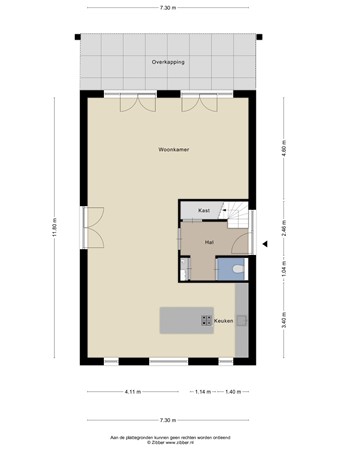 Floorplan - Markeloseweg 80-1, 7471 JG Goor