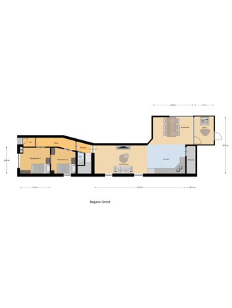 Floorplan - Grotestraat 113, 7471 BM Goor