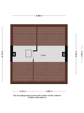 Floorplan - Nachtegaalstraat 1, 7471 EE Goor