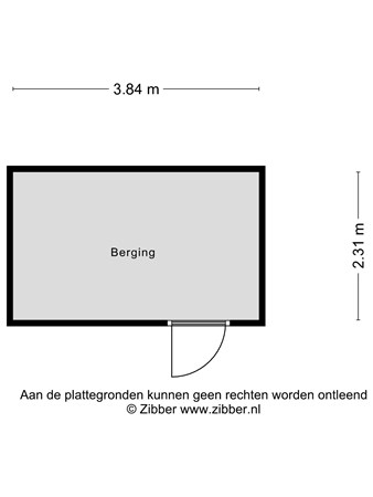 Floorplan - Nachtegaalstraat 1, 7471 EE Goor