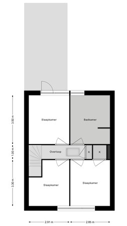 Floorplan - Markeloseweg 73, 7471 JD Goor