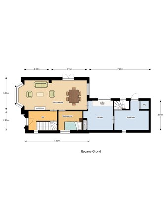 Floorplan - Nieuwstraat 16, 7491 GE Delden