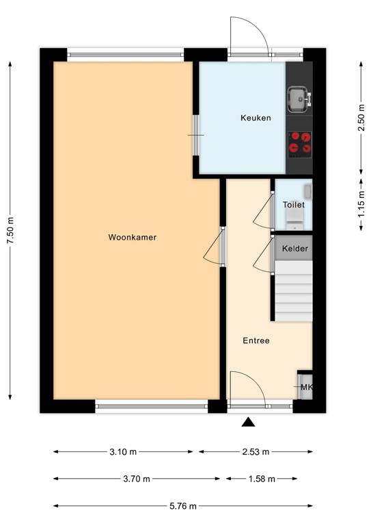 mediumsize floorplan