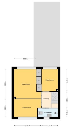 Floorplan - Kloosterlaan 29, 7471 BA Goor