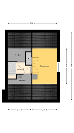 Floorplan - P.C. Hooftstraat 23, 7471 XL Goor